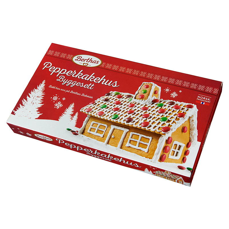 Pepperkakehus 380 g Berthas