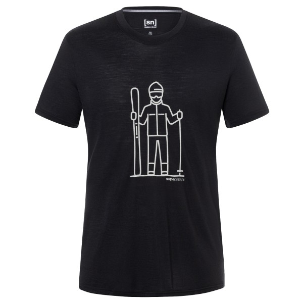 super.natural - Skieur Tee - Merinoshirt
