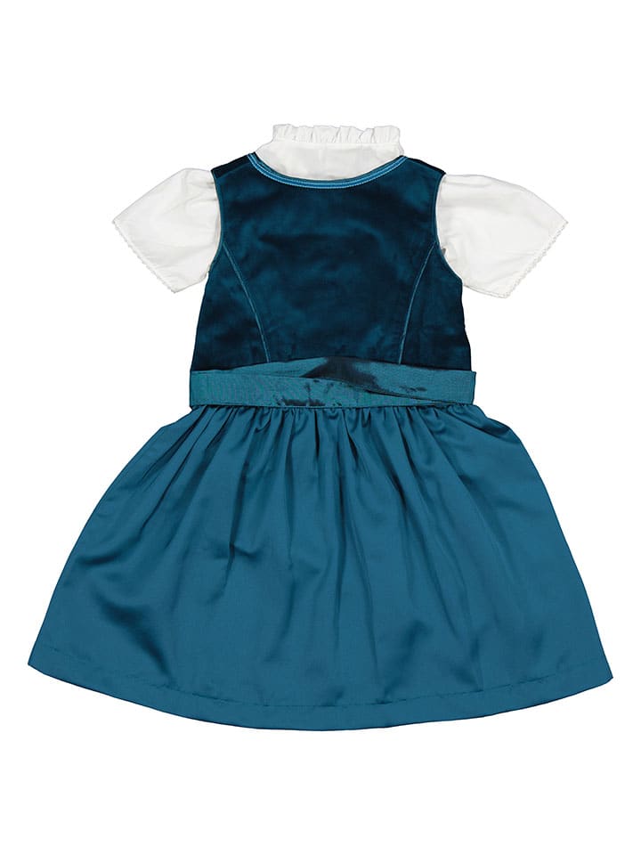 Isartrachten Dirndl in Blau günstig kaufen