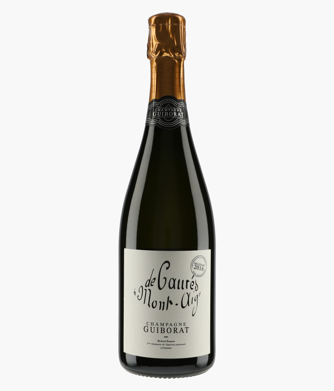 Champagne Grand Cru Brut Nature de Caurés à Mont Aigu 2016GUIBORAT