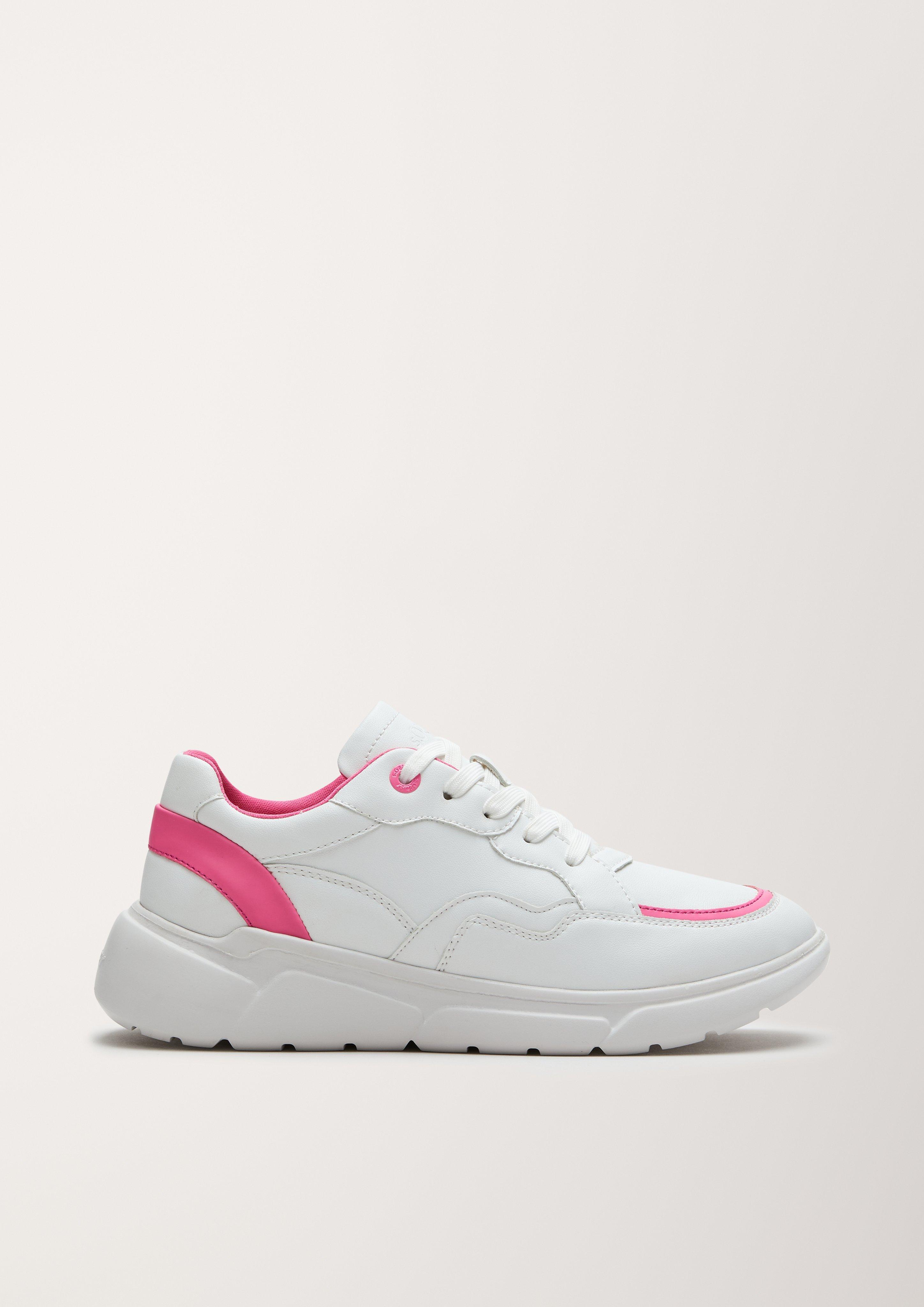 Vegane Sneaker im Materialmix  6005325-158