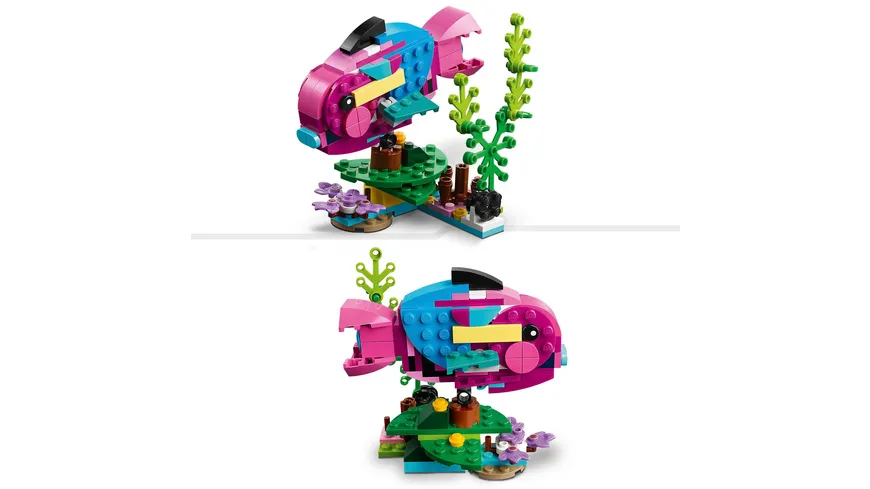 LEGO Creator 3in1 31144 Exotischer pinkfarbener Papagei