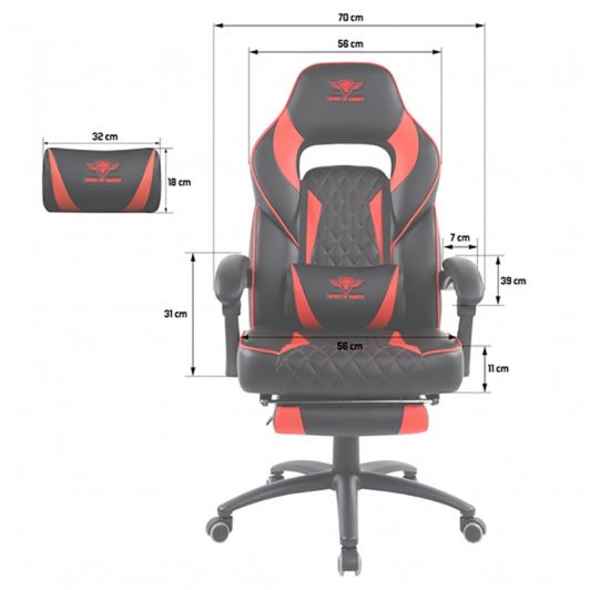 SPIRIT OF GAMER Scaun de birou pentru gaming Mustang