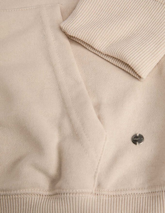 Sweatjacke - Kapuze mit Tunnelzug