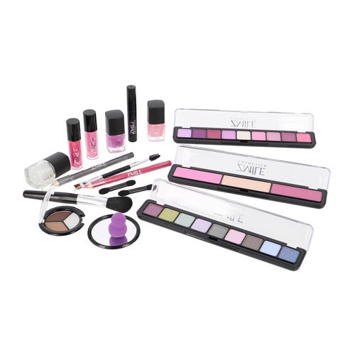 Zmile Cosmetics кутијица за шминку са бојом јагоде, 38 делова