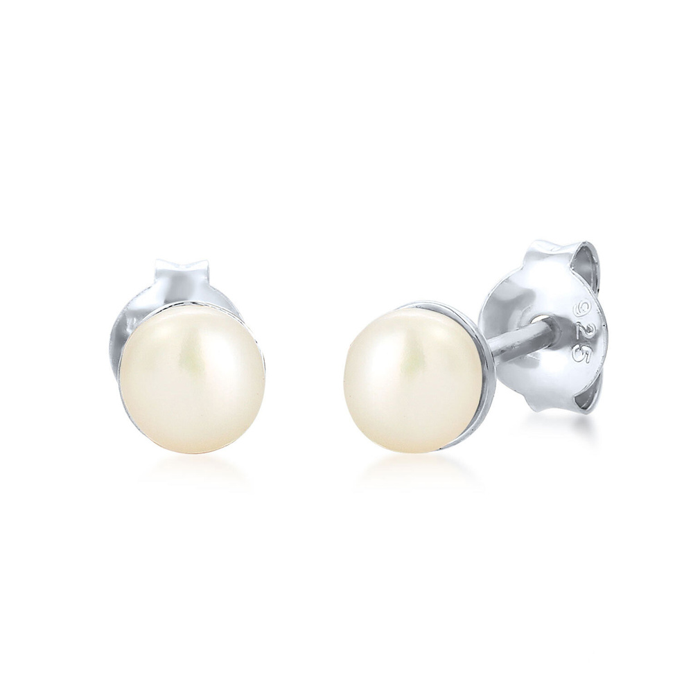 Elli Elli Boucles d'Oreilles Enfants clous d'oreilles Basic avec perles de culture d'e Boucles d'oreilles
