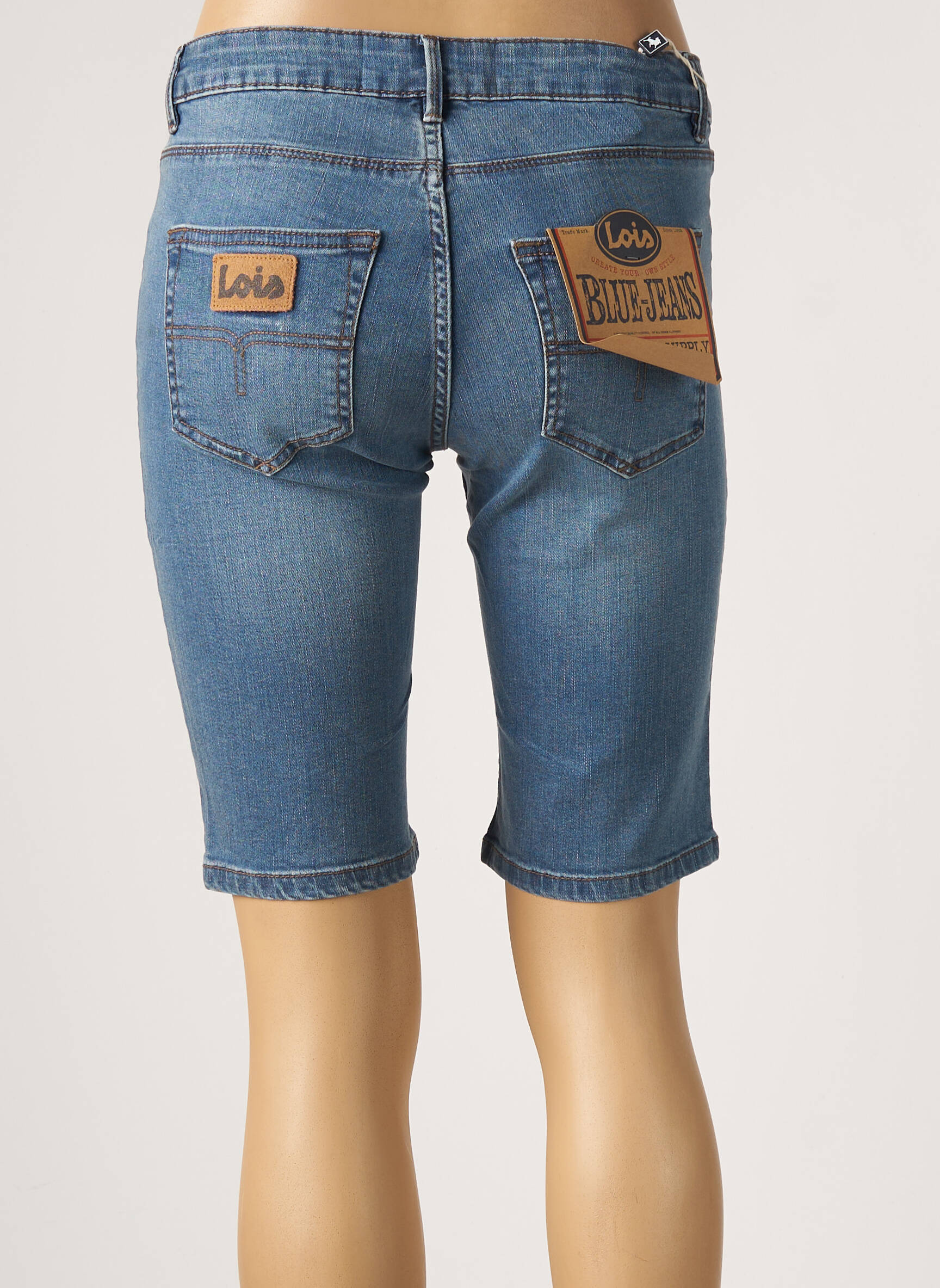 Lois Bermudas Femme couleur bleu