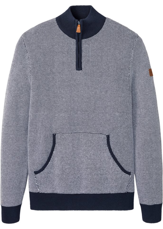 Pullover mit Stehkragen