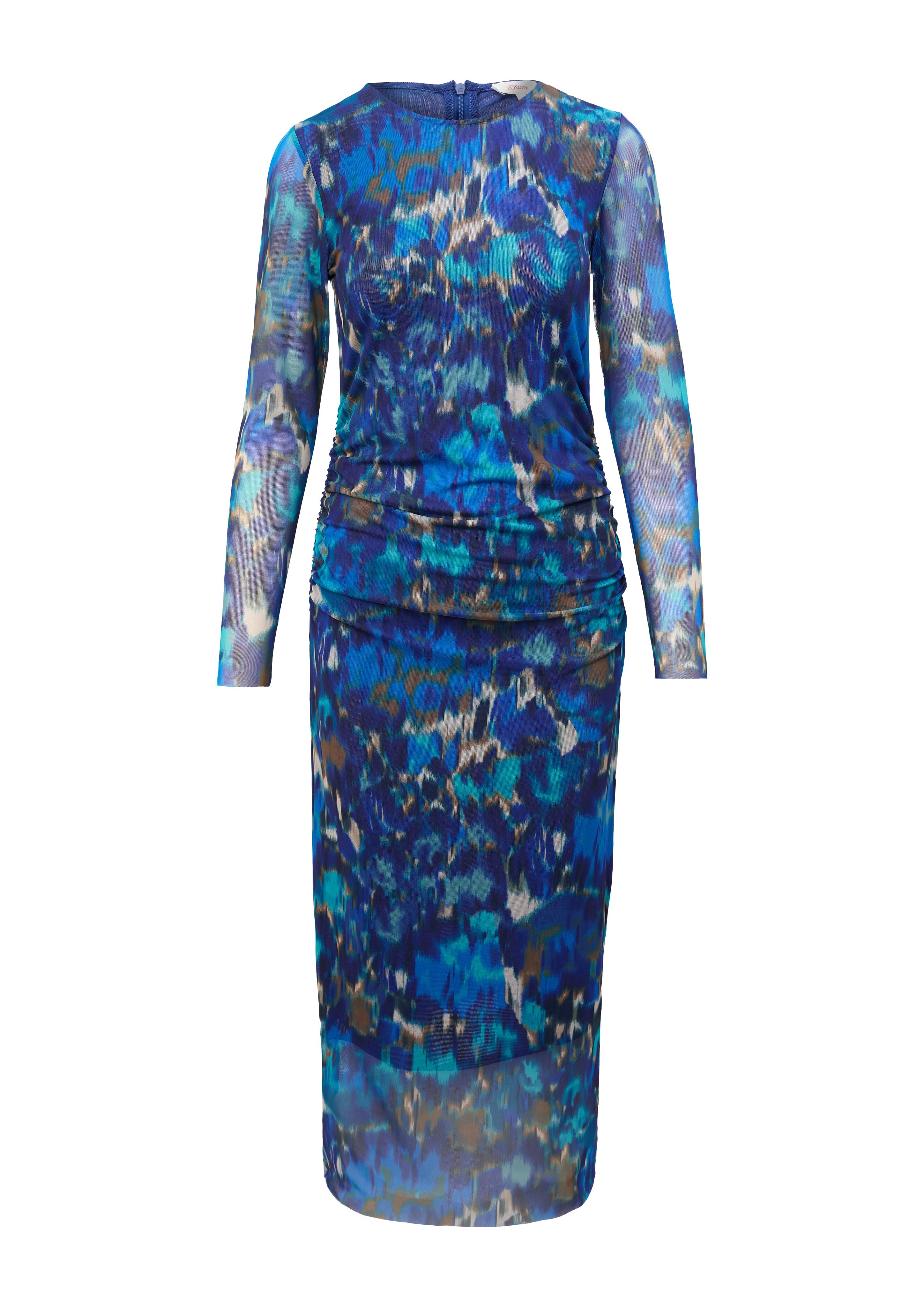 Maxikleid aus stretchigem Mesh  2136268-59A0