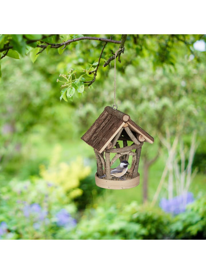 relaxdays Vogelfutterhaus in Natur günstig kaufen onesize