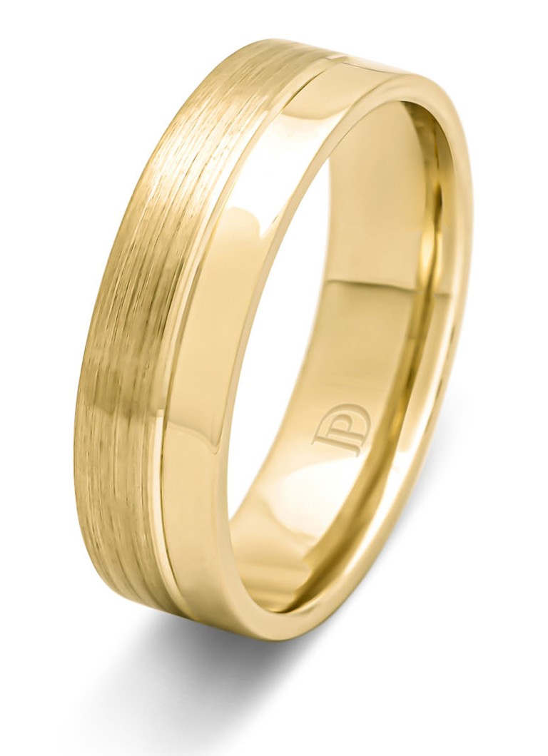 Diamond Point  Geelgouden ring Wedding