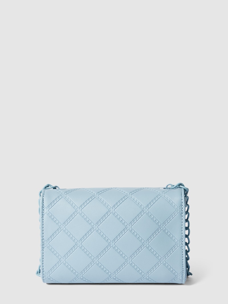 Handtasche mit Allover-Muster Modell 'BLUSH' in hellblau