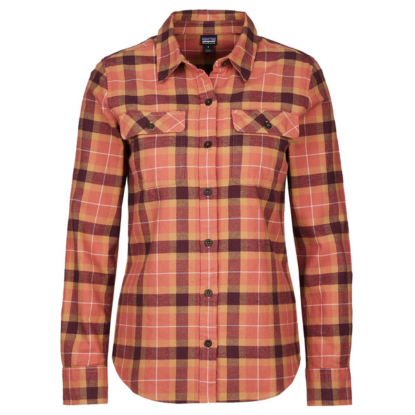 W' S L/S ORGANIC COTTON MW FJORD FLANNEL SHIRT Damen - Outdoor Bluse
