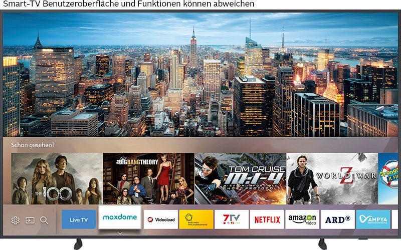 Samsung GQ75LS03BGU LED-Fernseher (189 cm/75 Zoll, Google TV, Smart-TV, Mattes Display,Austauschbare Rahmen,Art Mode)