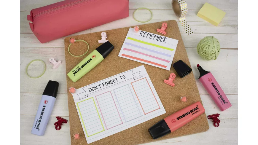 STABILO® Textmarker - STABILO BOSS ORIGINAL Pastel - Einzelstift - Prise von Limette limette