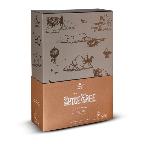 Coffret Compass Box Spice Tree 46% + 2 Verres