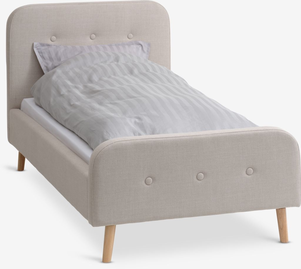 KONGSBERG KONGSBERG cadre de lit 90x200cm tissu beige