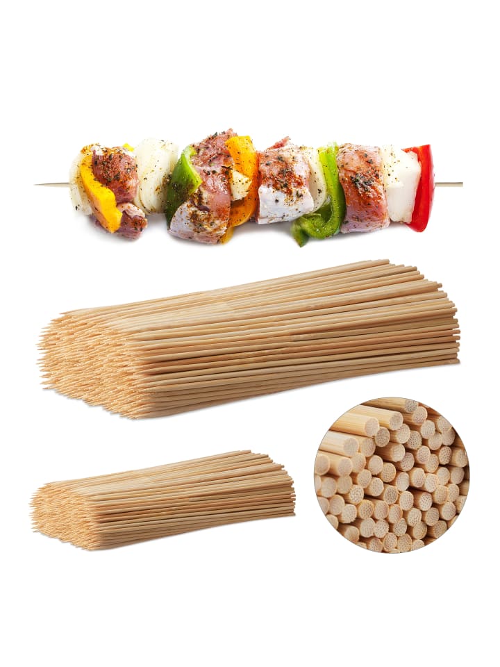relaxdays 1000x Schaschlikspieße in Natur günstig kaufen onesize