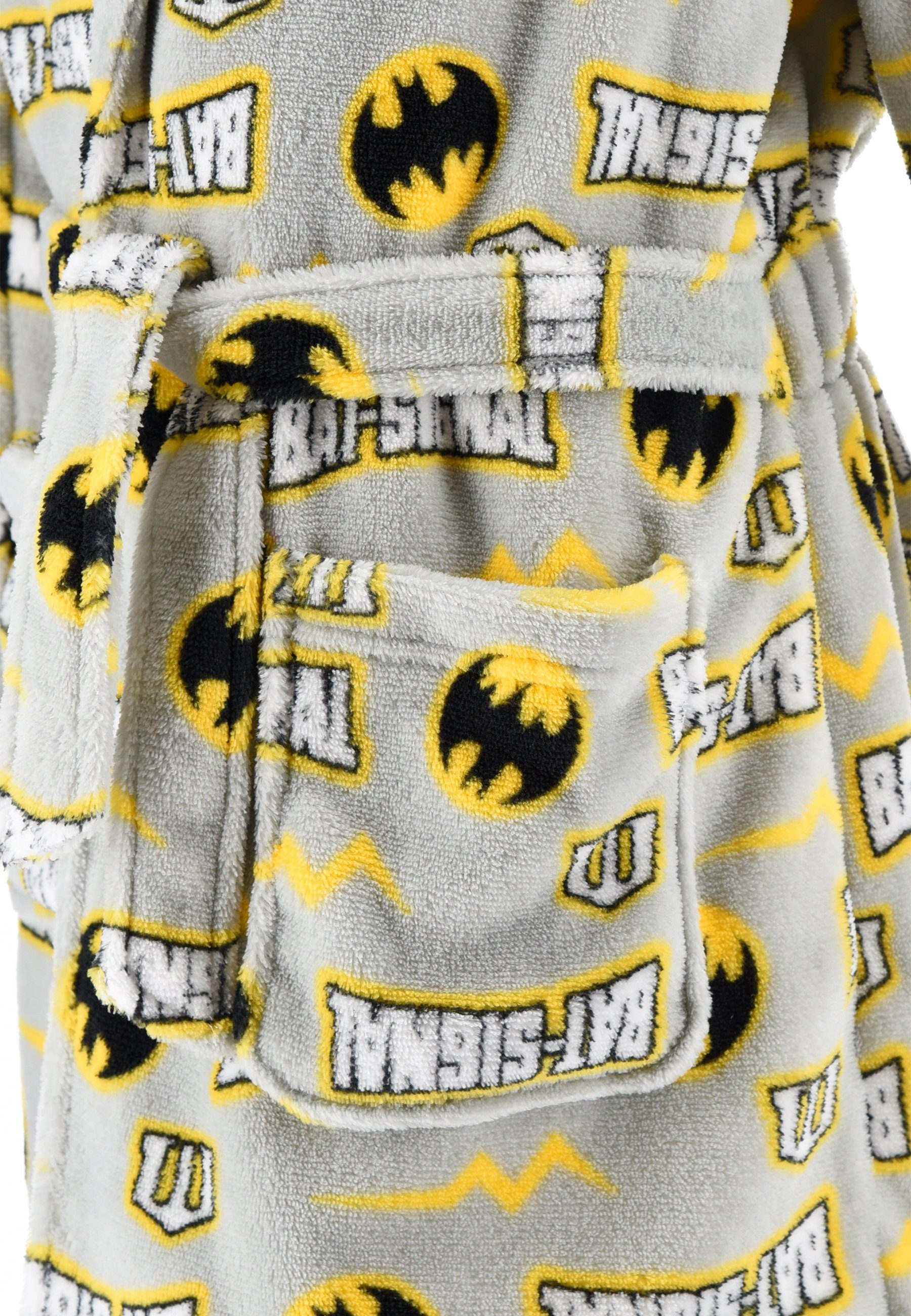 Batman Kinderbademantel Bat-Signal Kinder Jungen Bademantel