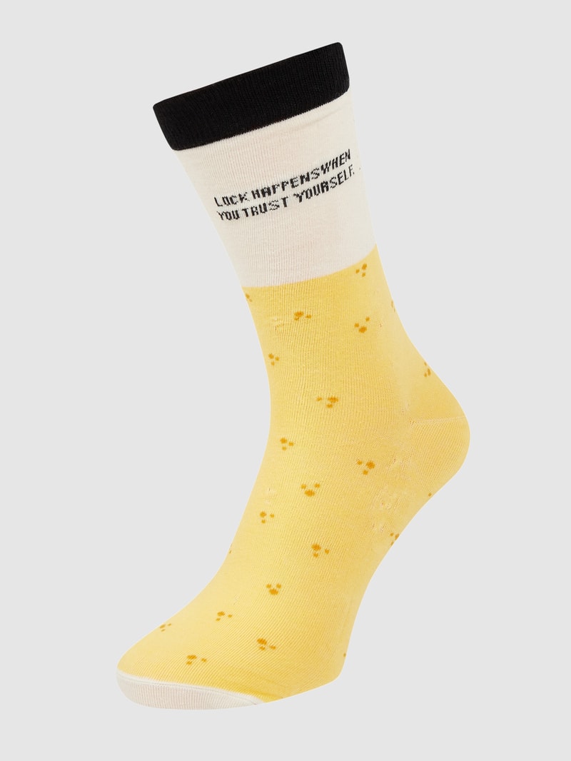 Socken mit Stretch-Anteil in beige