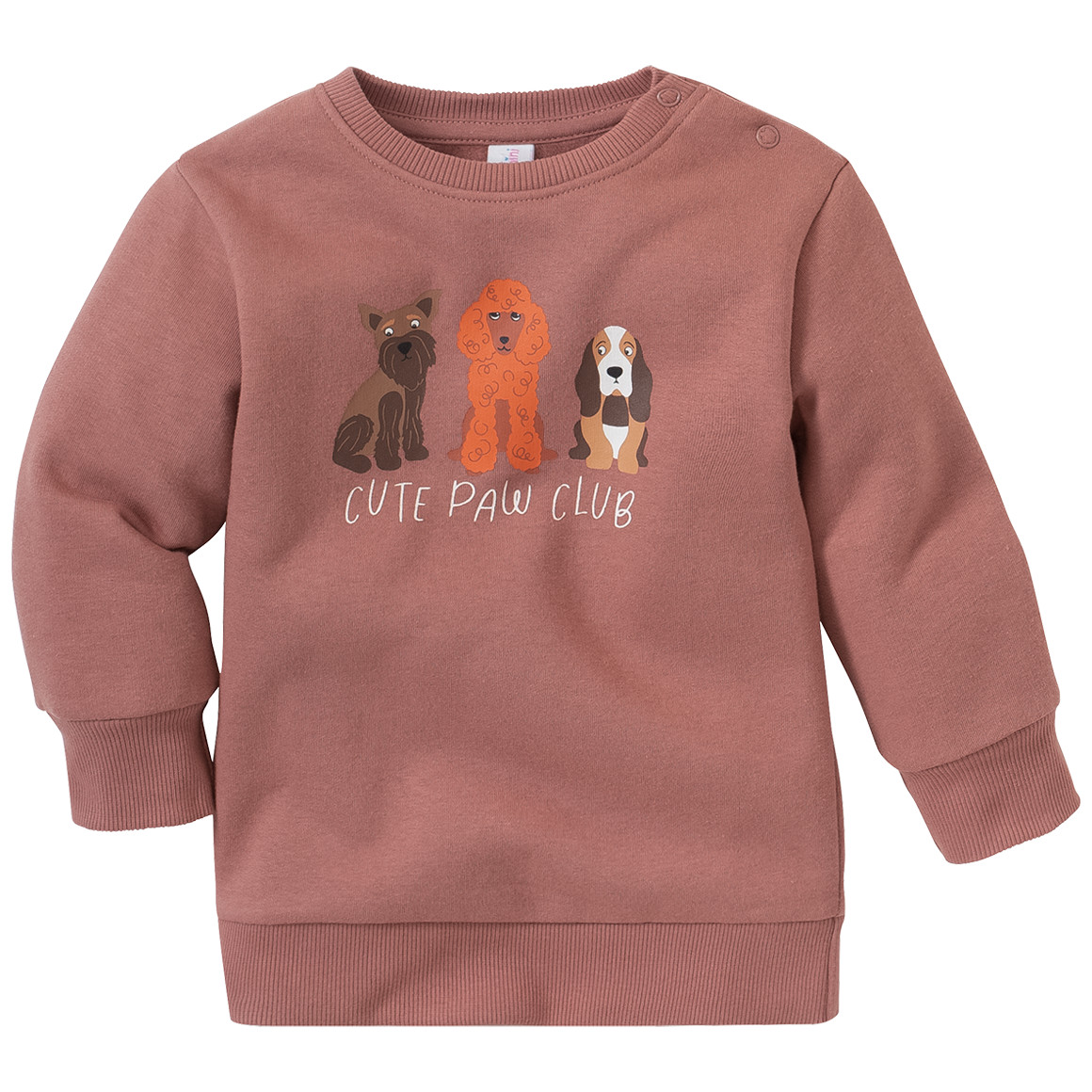 Baby Sweatshirt mit Hunde-Print