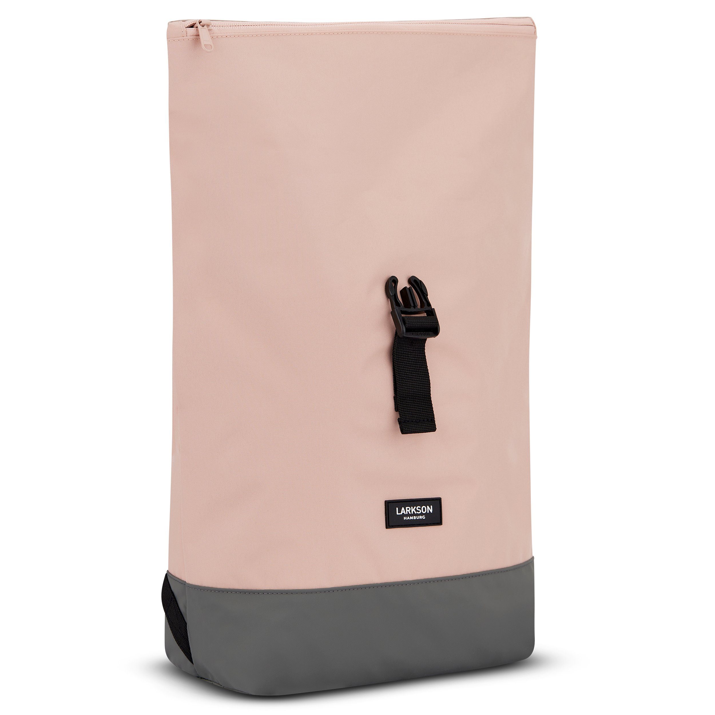 LARKSON Cityrucksack TAMMO, Rolltop Damen Herren, Laptop Fach, Flexible Größe, Wasserabweisend