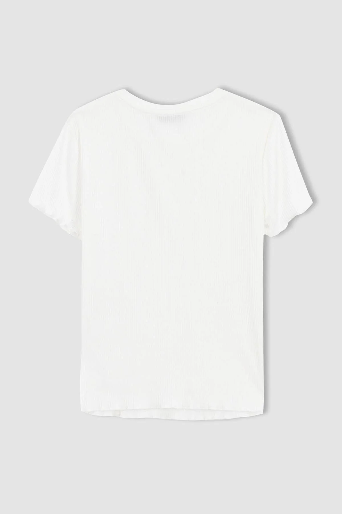 DeFacto  Tailliertes Kurzarm-T-Shirt mit Rundhalsausschnitt K7064az23sm