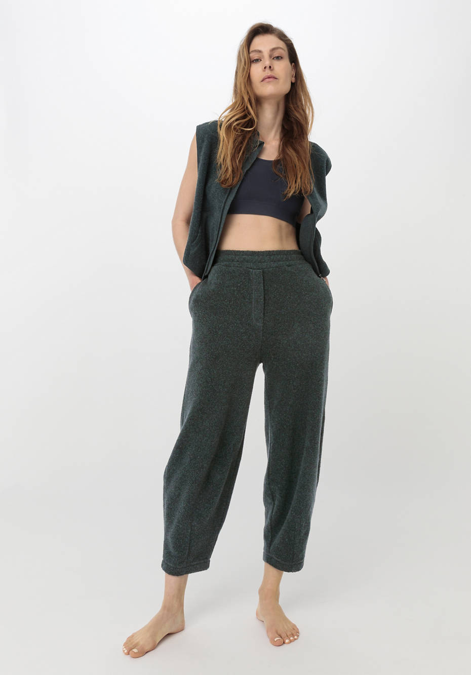 Fleece-Hose aus reiner Bio-Baumwolle