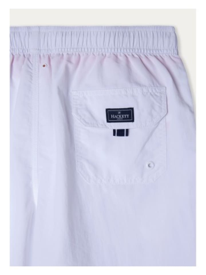 Hackett London Badeshorts in Weiß günstig kaufen