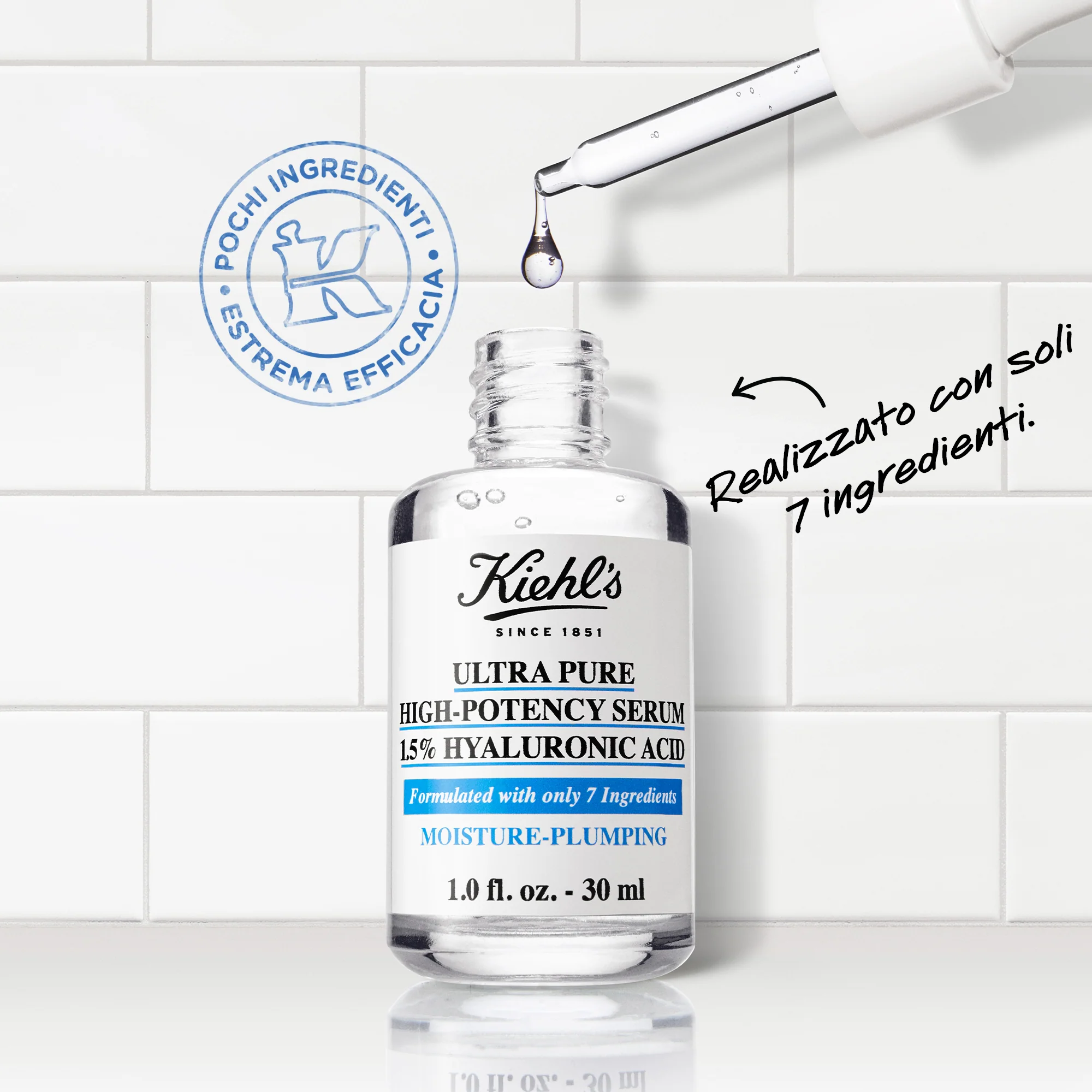 Ultra Pure High-Positive Serum 1,5% Hyaluronsäure - Anti-Falten-Gesichtsserum