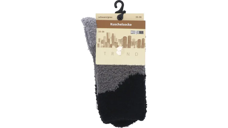 MOVE UP Unisex Kuschelsocken Cuddly schwarz