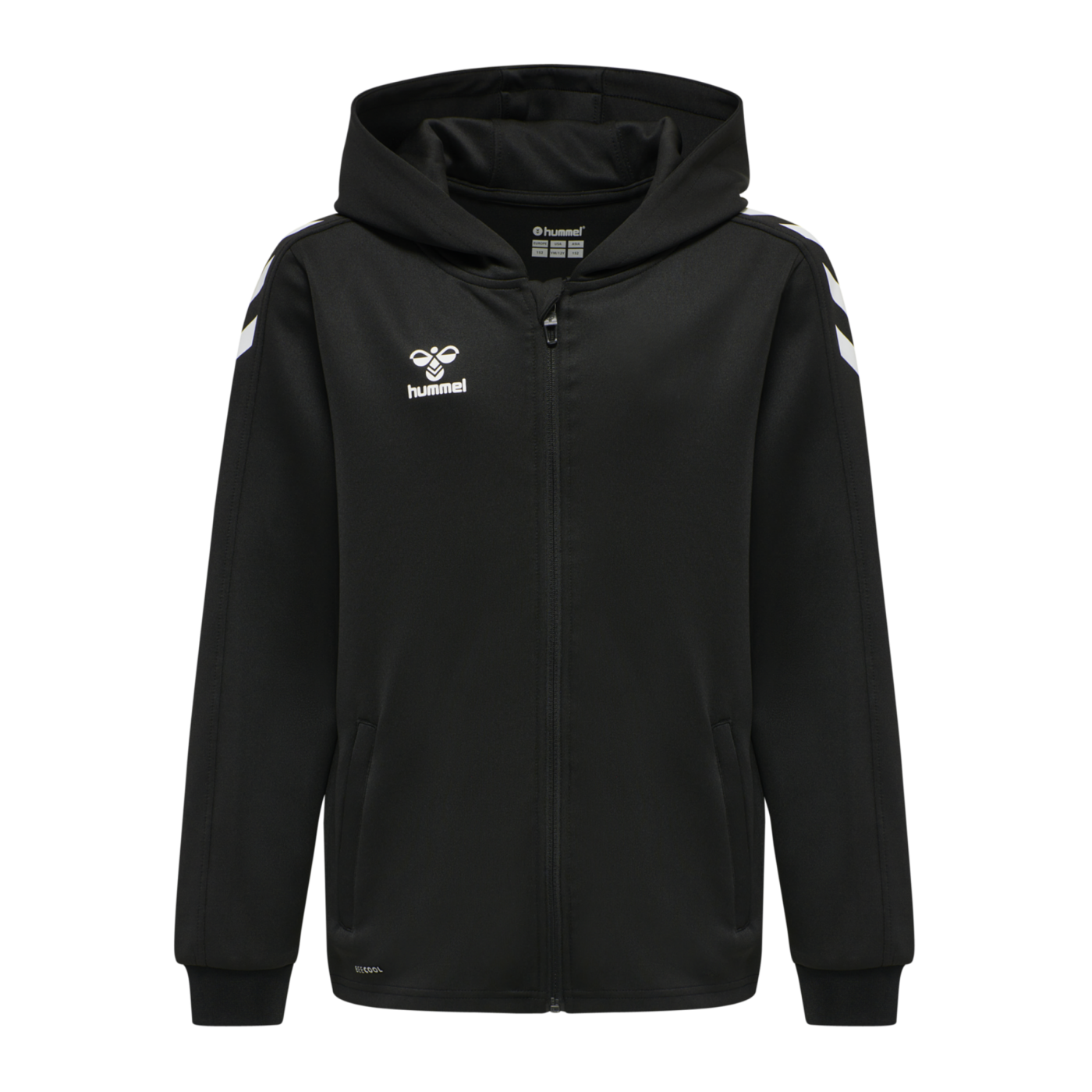 Hummel hmlCORE XK Kapuzenjacke Kids Schwarz F2001