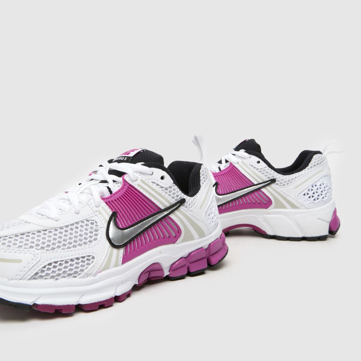 Nike vita & lila Vomero 5 flickor ungdomsskor