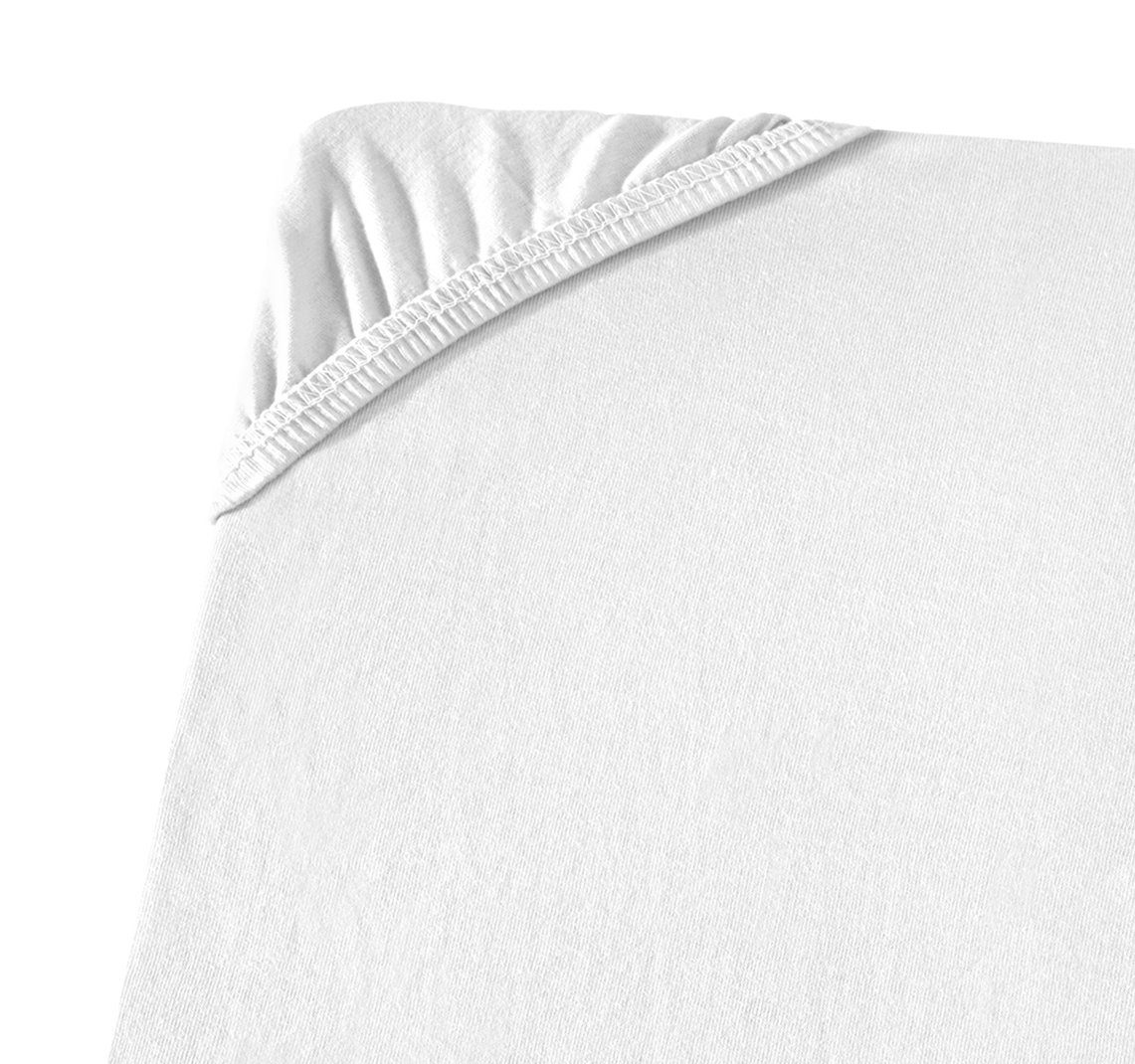 Spannbettlaken Biber Spannbettlaken Flanell Bettlaken Spannbetttuch Winter Bett Laken, Carpe Sonno, Biber, Gummizug: rundum, (1 Stück), Biber Spannbettlaken 100x200 Weiß Spannbetttuch mit Gummibund