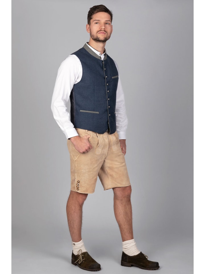 Edelnice Kurze Wildbock Lederhose Balthasar in natur günstig kaufen