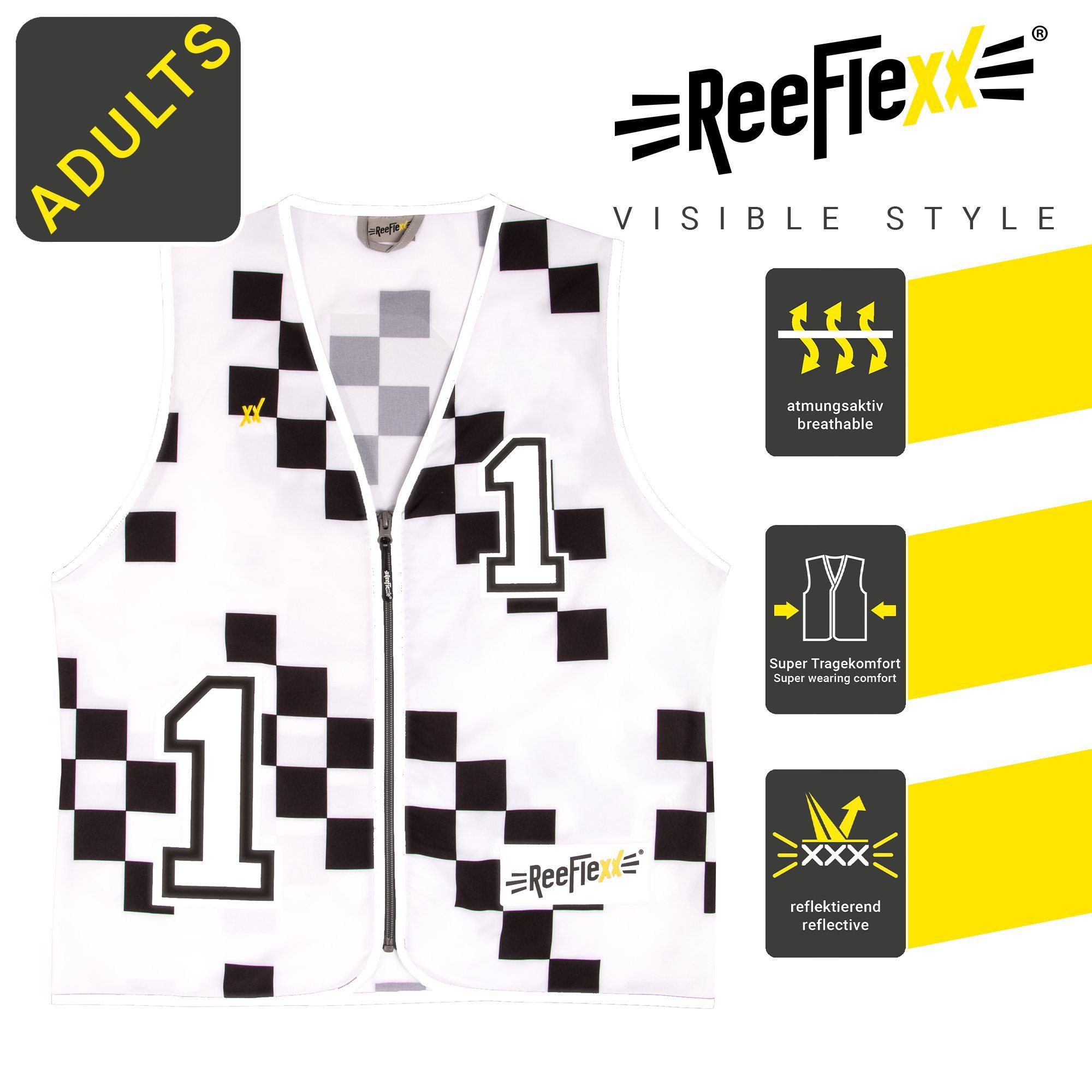 ReeFlexx Warnweste Victory One - Herrenwarnweste