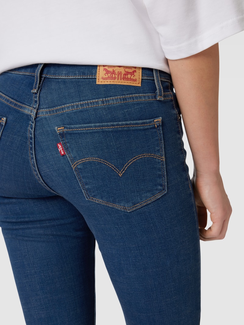 Shaping Slim Jeans im 5-Pocket-Design Modell '312™' in dunkelblau