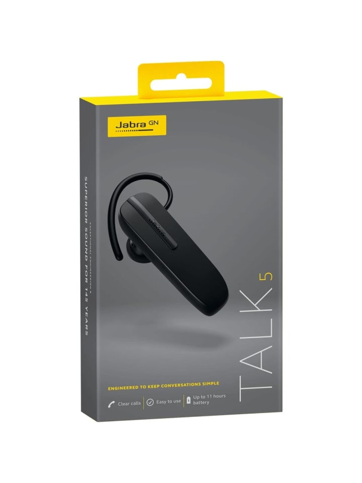 COFI 1453 Jabra Talk 5 Bluetooth-Headset, in Schwarz günstig kaufen onesize
