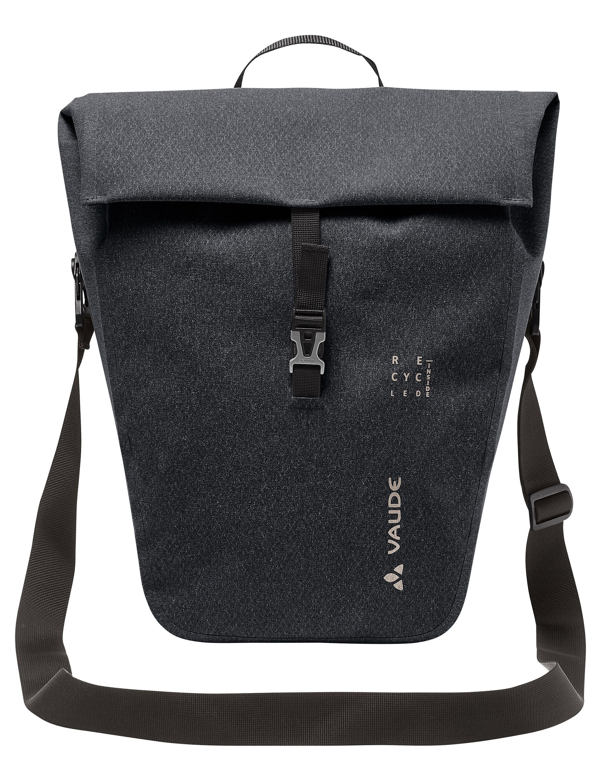VAUDE Gepäckträgertasche ReCycle Commute Single (1-tlg), Grüner Knopf