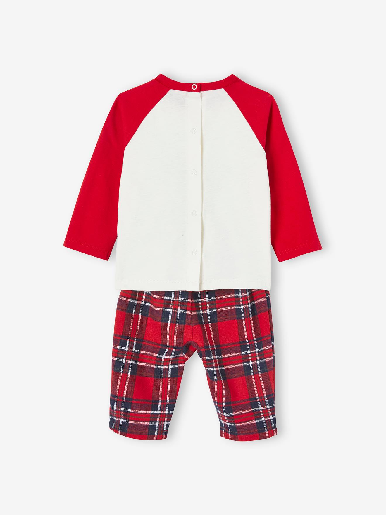 Pyjama bébé spécial Noël capsule famille écru