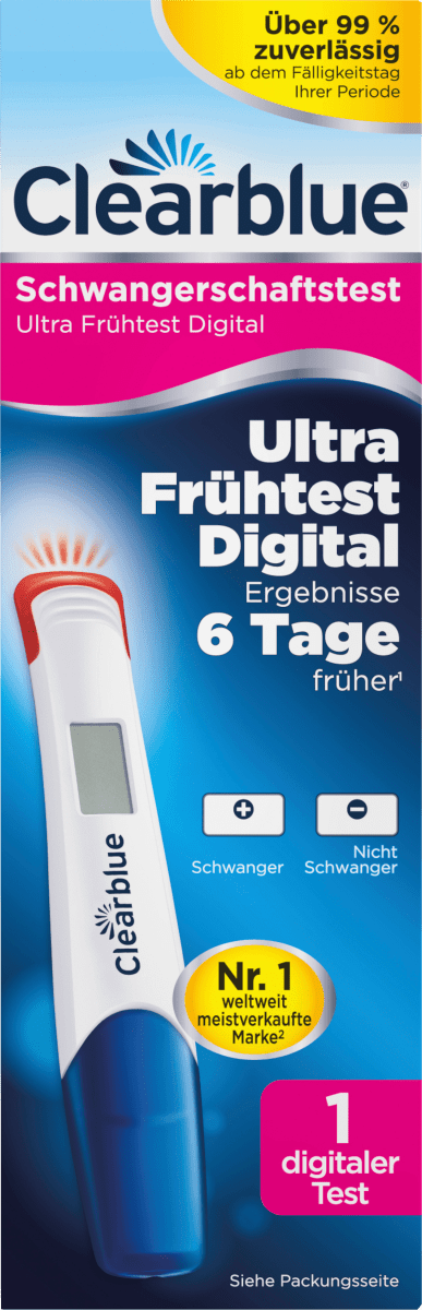 Schwangerschaftstest Ultra Frühtest Digital, 1 St