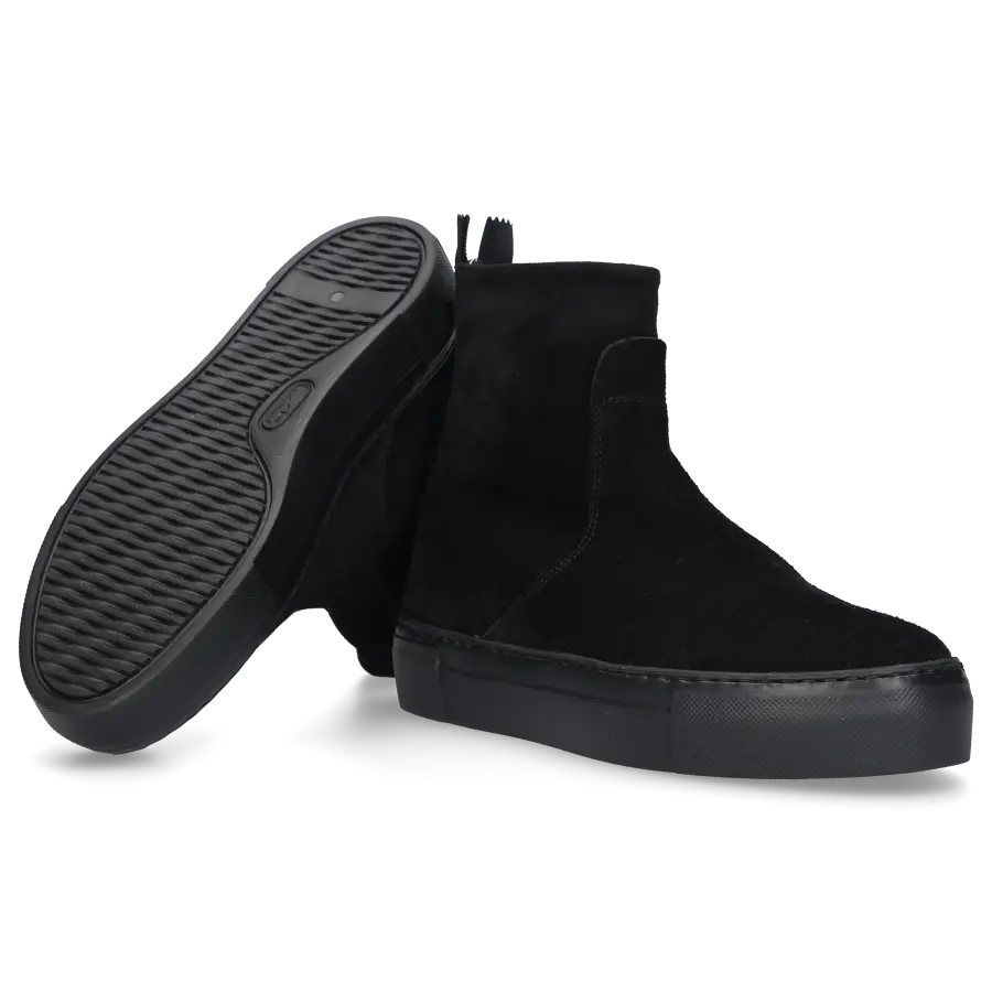 AGL Attilio Giusti Leombruni - Klassische Stiefeletten MEGHAN BOOTIE Veloursleder - schwarz