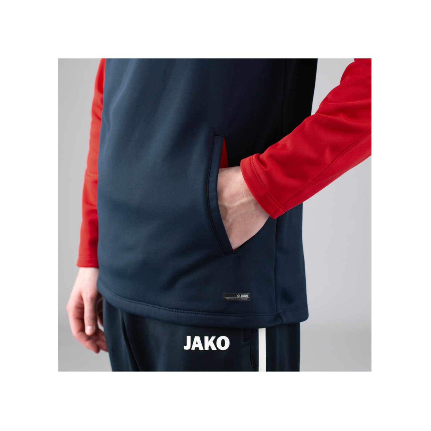JAKO Performance Hoody Damen Blau Rot F909