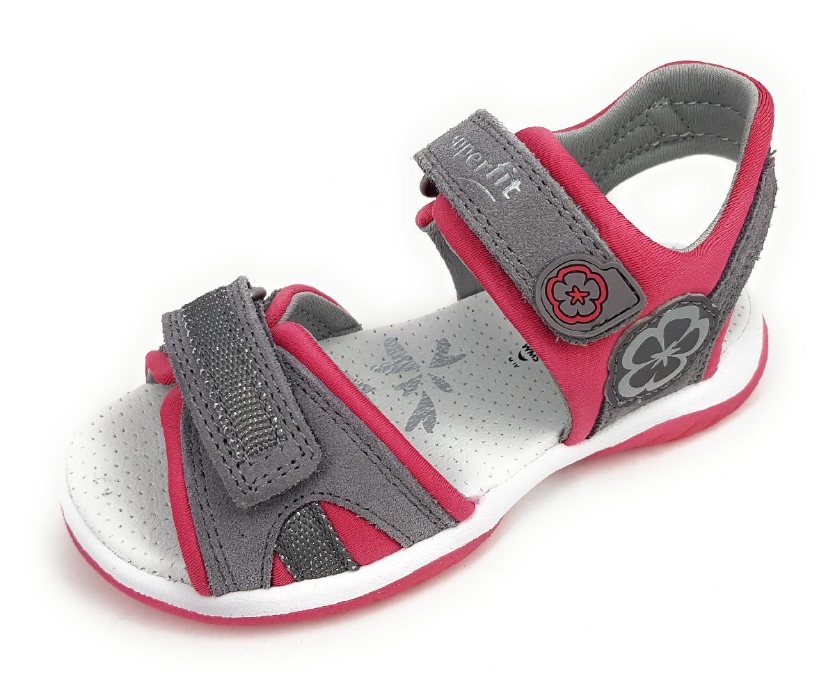 Superfit Sunny 1-606127-2520 Grau 2520 hellgrau/pink