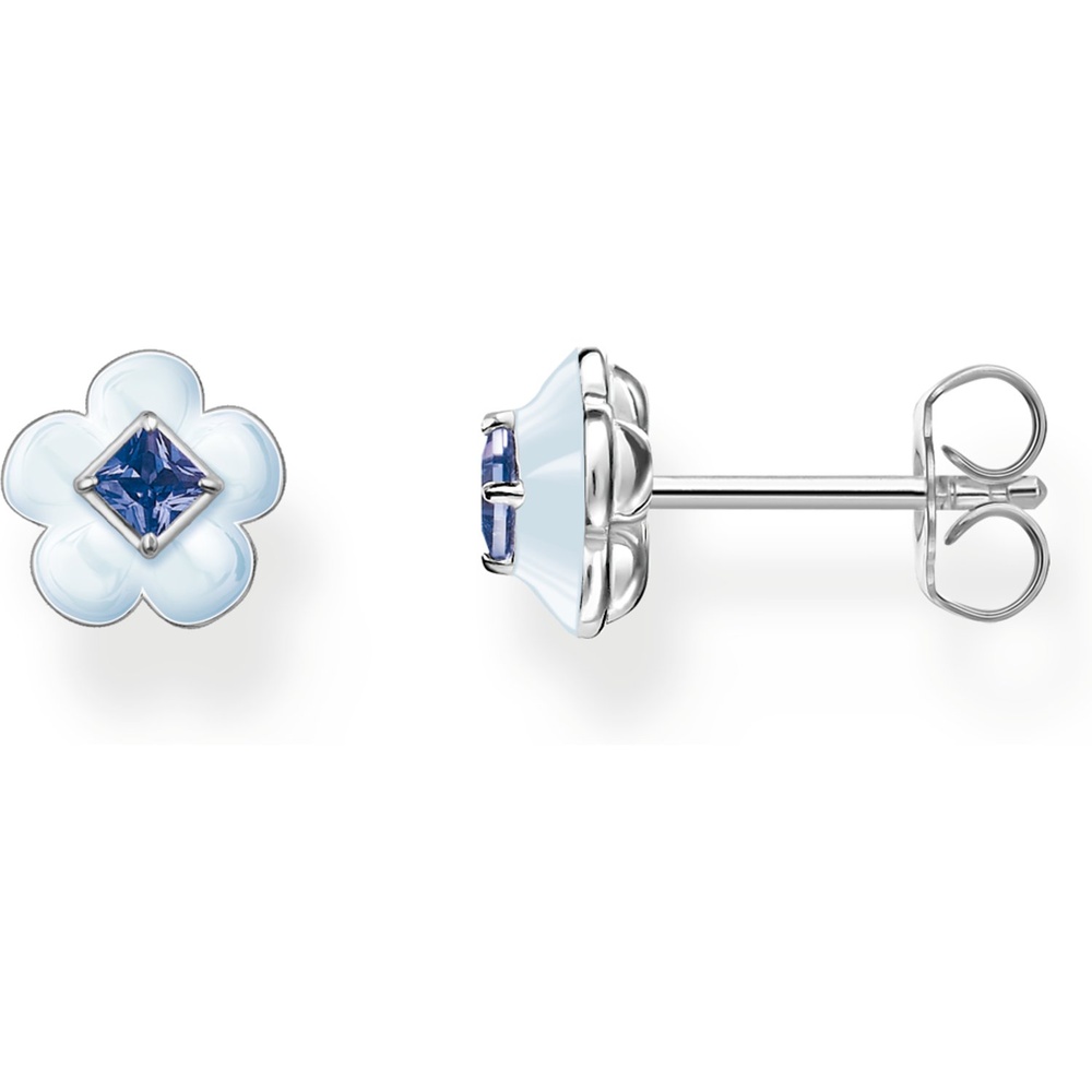 Thomas Sabo Boucles d'oreilles à fermoir à poussette 925 Argent Boucles d'oreilles