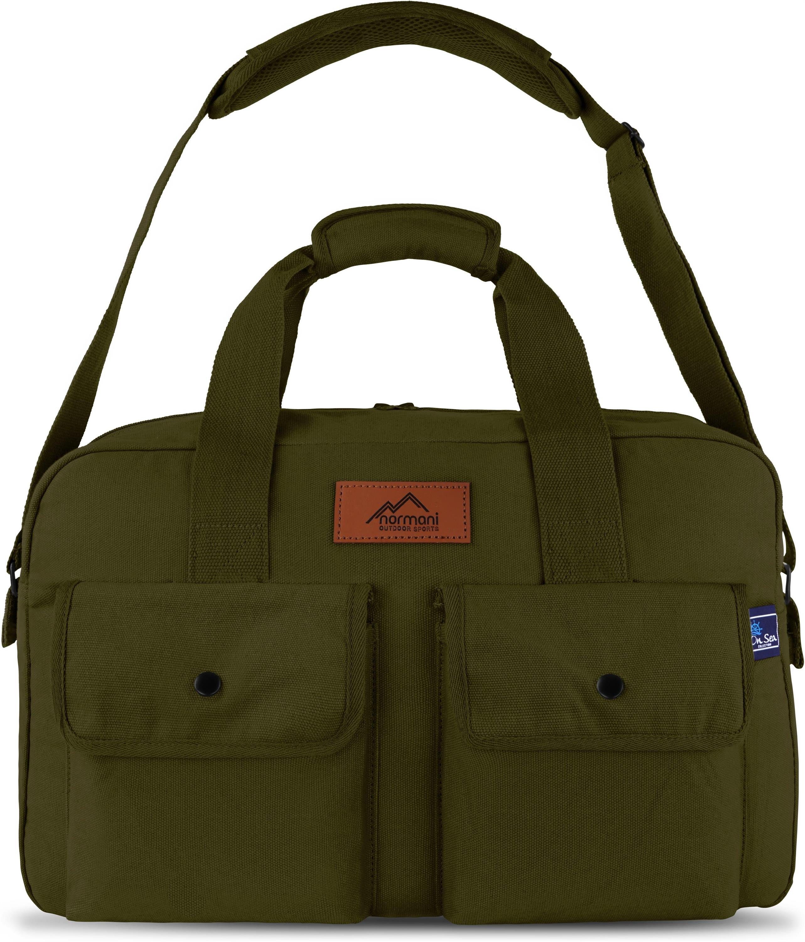 normani Weekender Sport- und Reisetasche Svea, Canvas Tasche Umhängetasche Schultertasche Weekender