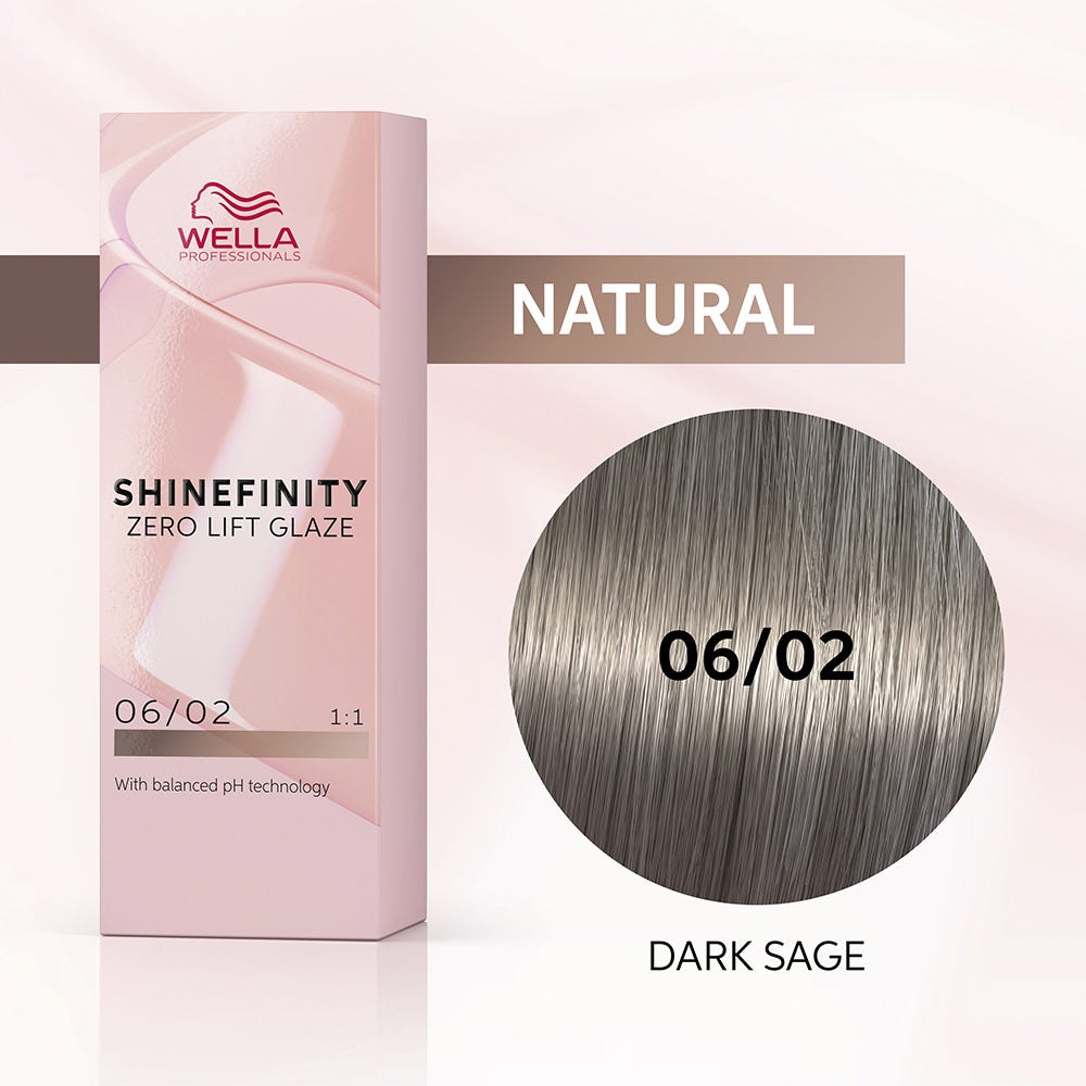 Wella Shinefinity Glaze Dark Sage 06/02 Haarfarbe 60 ml