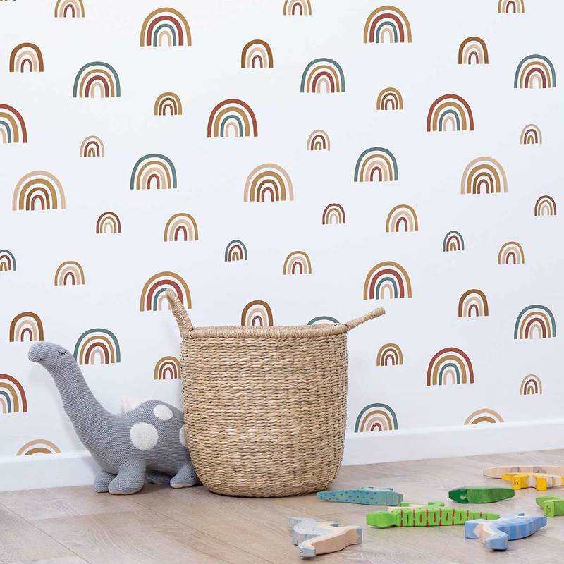 Papier peint Arc en ciel Lilipinso and Co