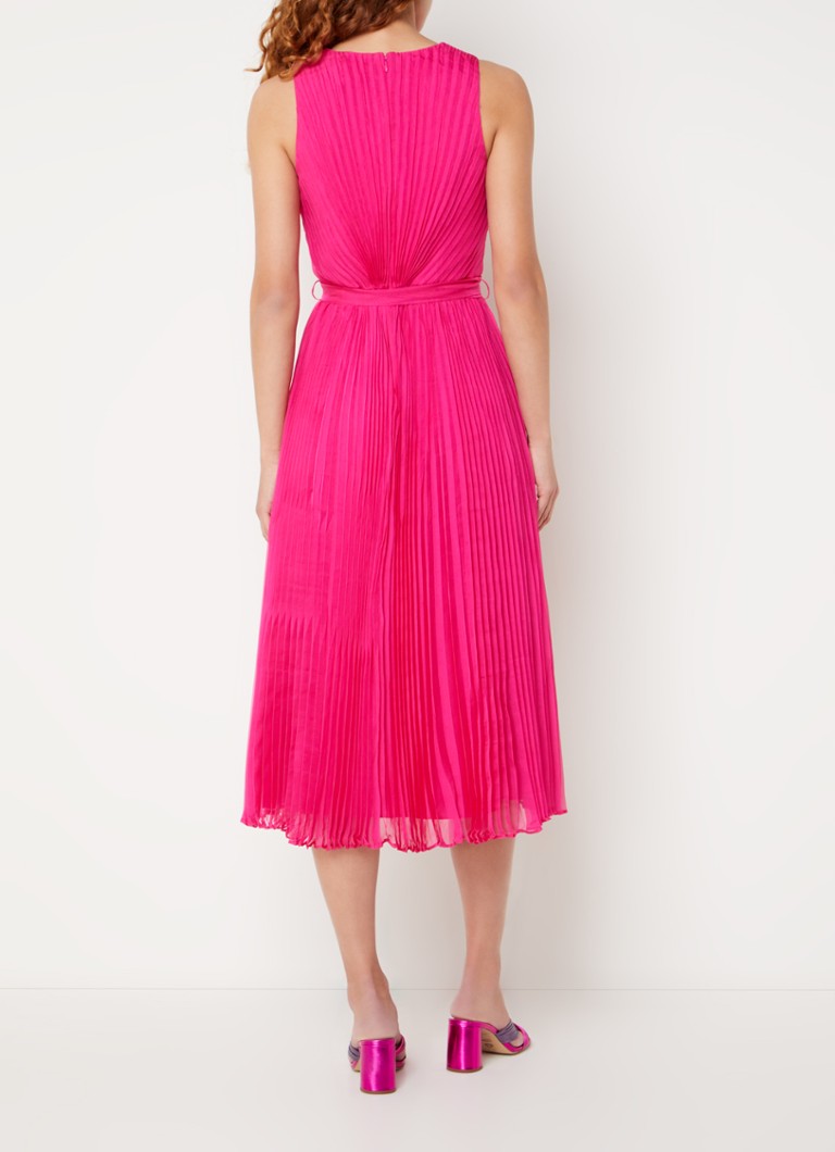 Vestido midi Phase Eight Simara con cinturón plisado