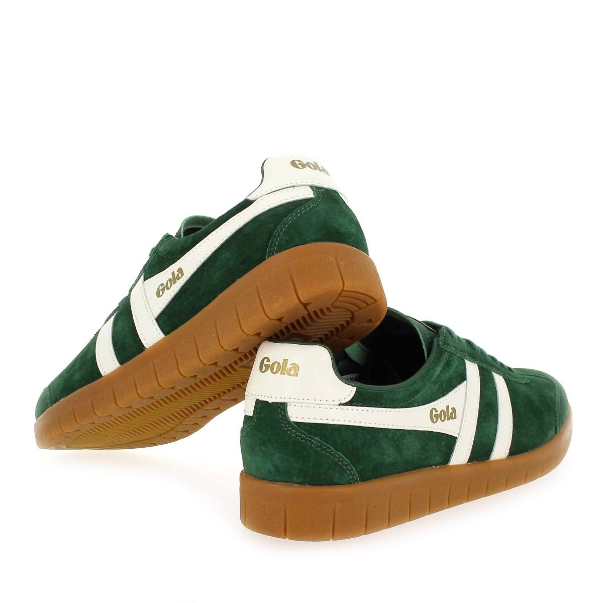Gola  HURRICANE SUEDE CMB046 - vert blanc